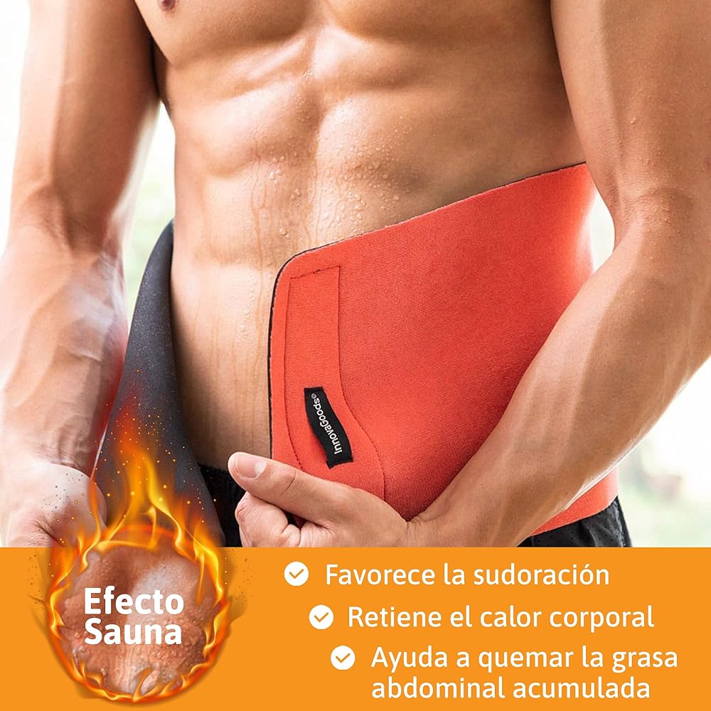 Cinturon reductor de grasa efecto sauna